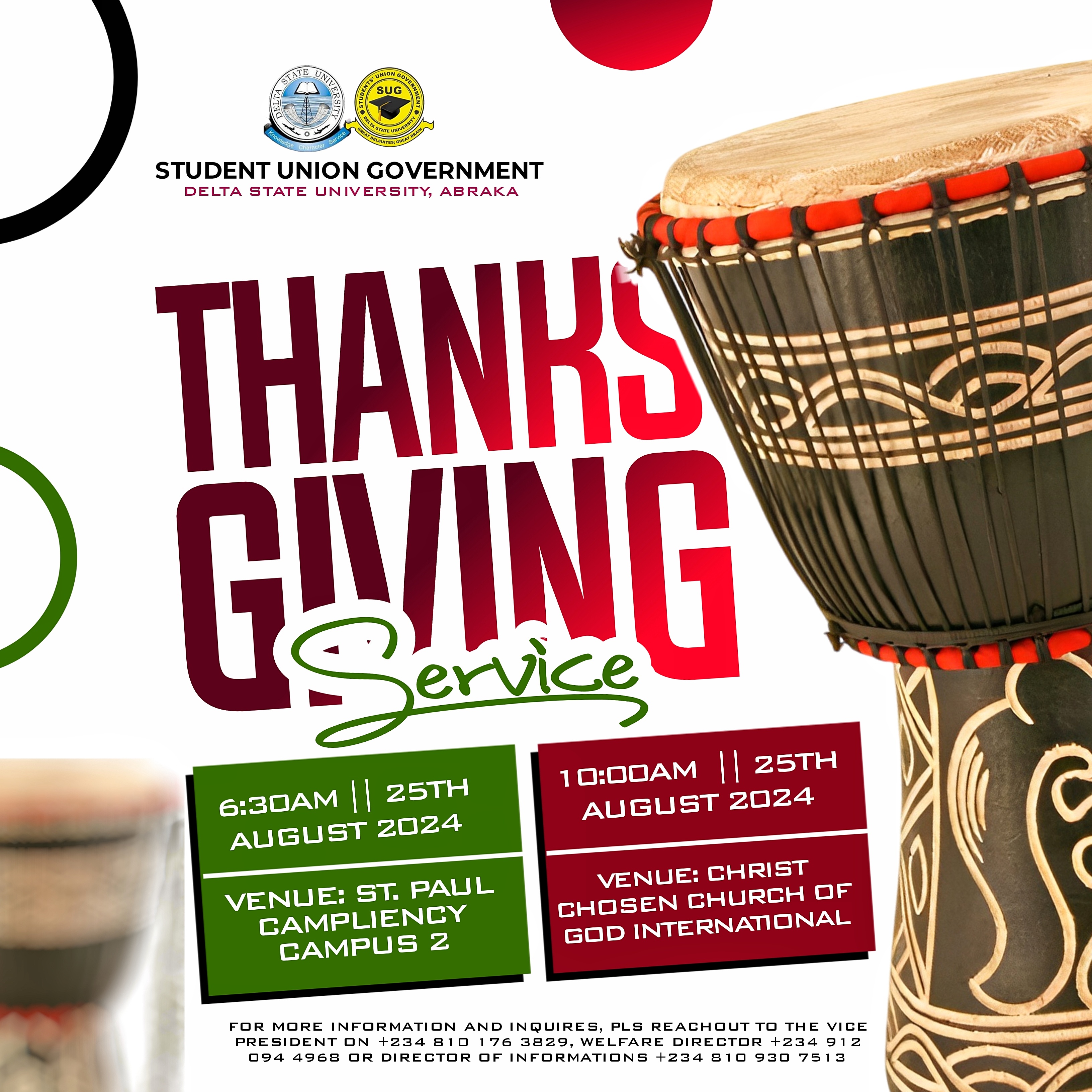 THANKSGIVING SERVICE